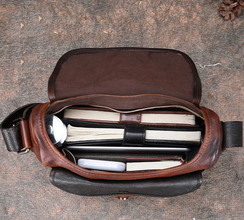 Best Leather Womens Shoulder Bag Vintage Best School Messenger Bag for Ladies