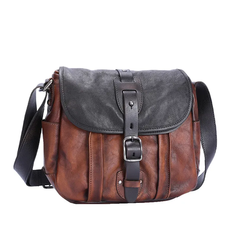 Best Leather Womens Shoulder Bag Vintage Best School Messenger Bag for Ladies
