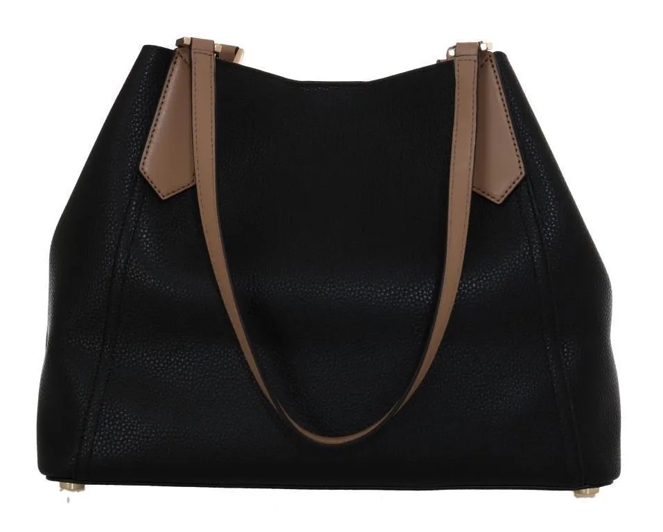 Black KIMBERLY Leather Shoulder Bag