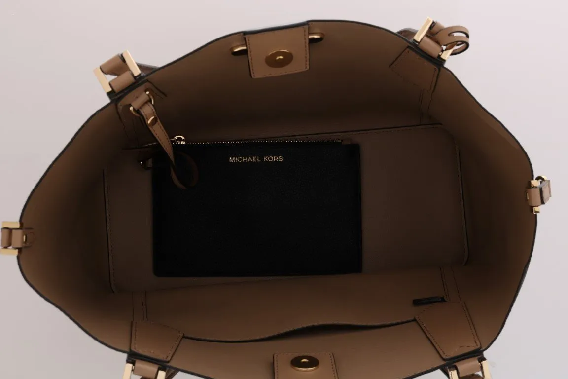 Black KIMBERLY Leather Shoulder Bag