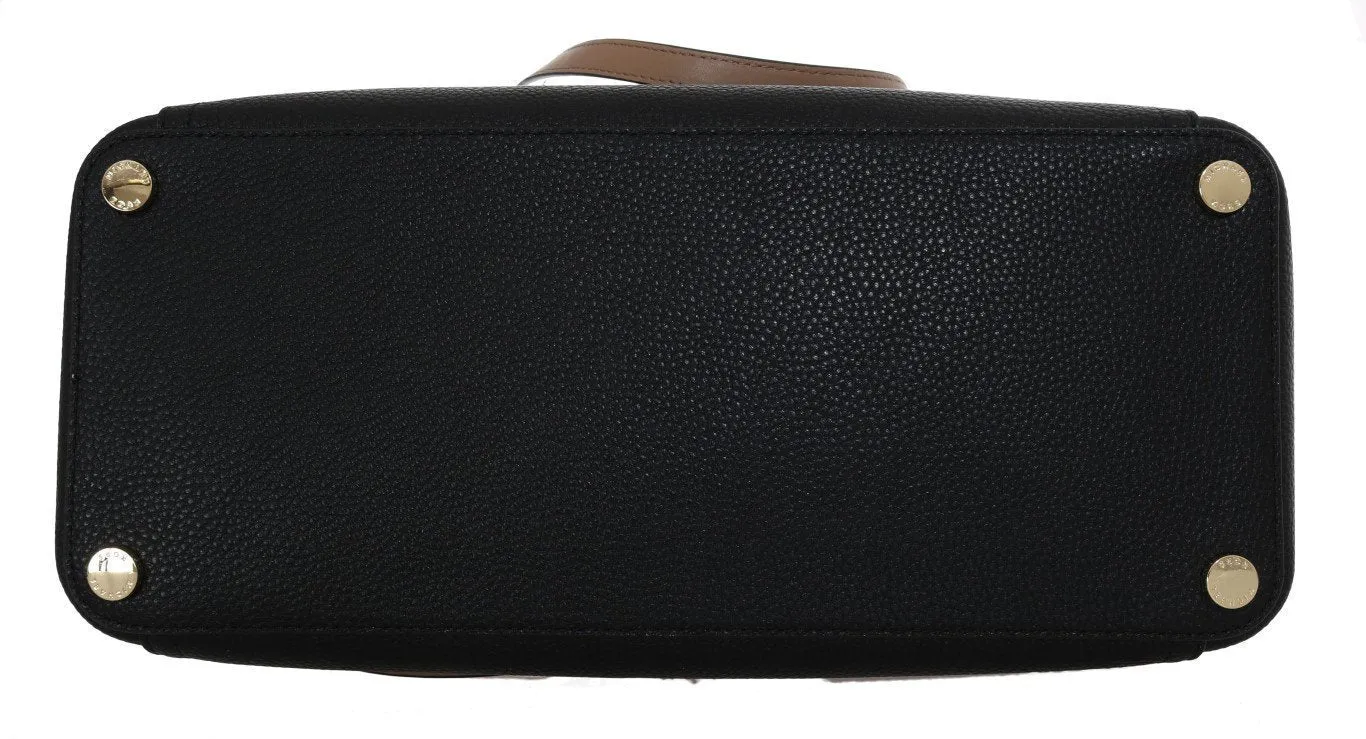 Black KIMBERLY Leather Shoulder Bag