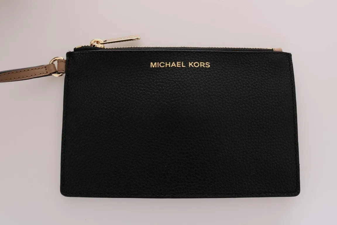 Black KIMBERLY Leather Shoulder Bag
