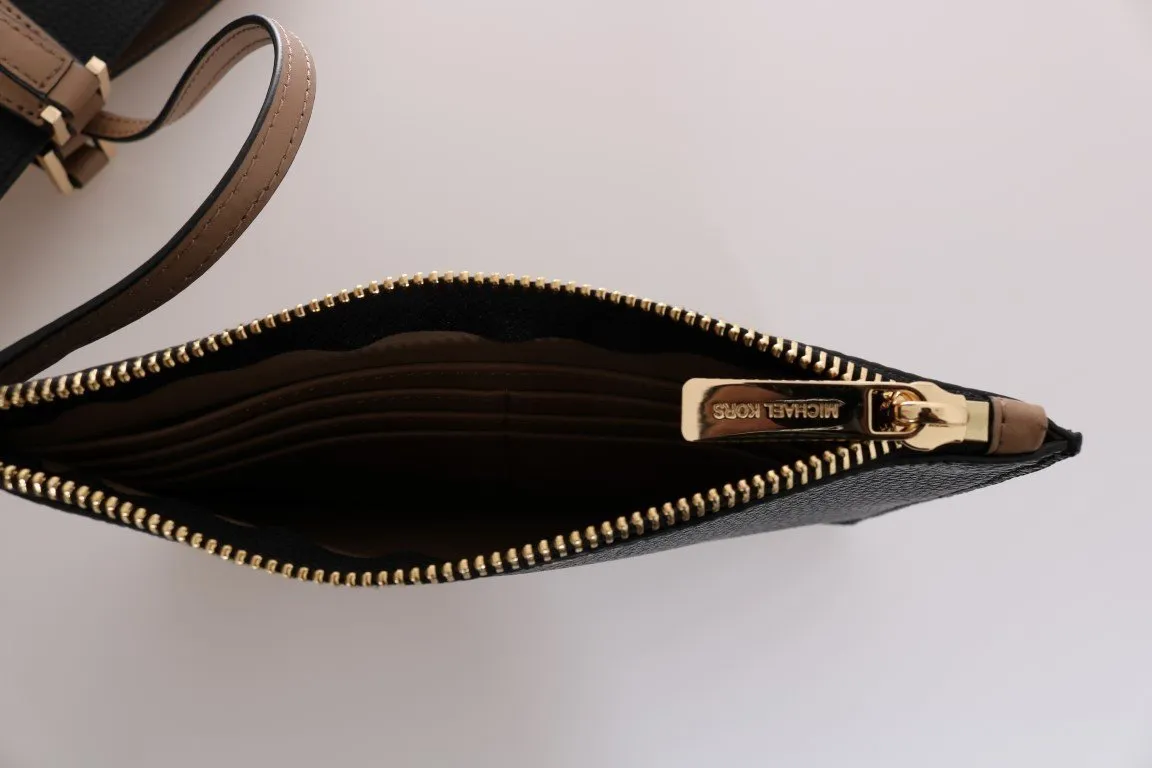 Black KIMBERLY Leather Shoulder Bag