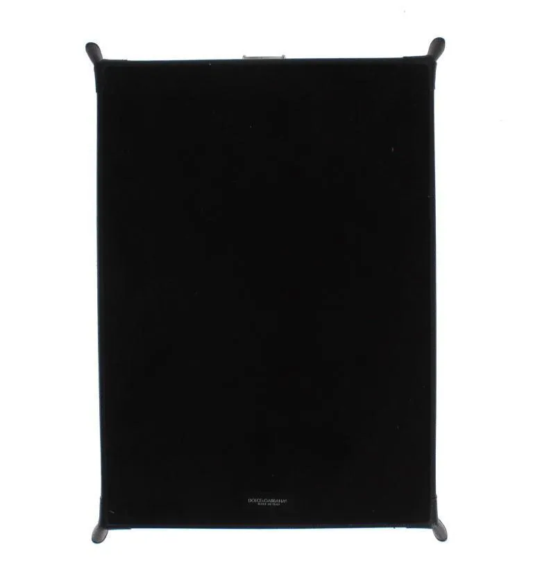 Black Leather Phone Tray, Catchall, Valet, Key, Wallet, Card, Tray, Plate