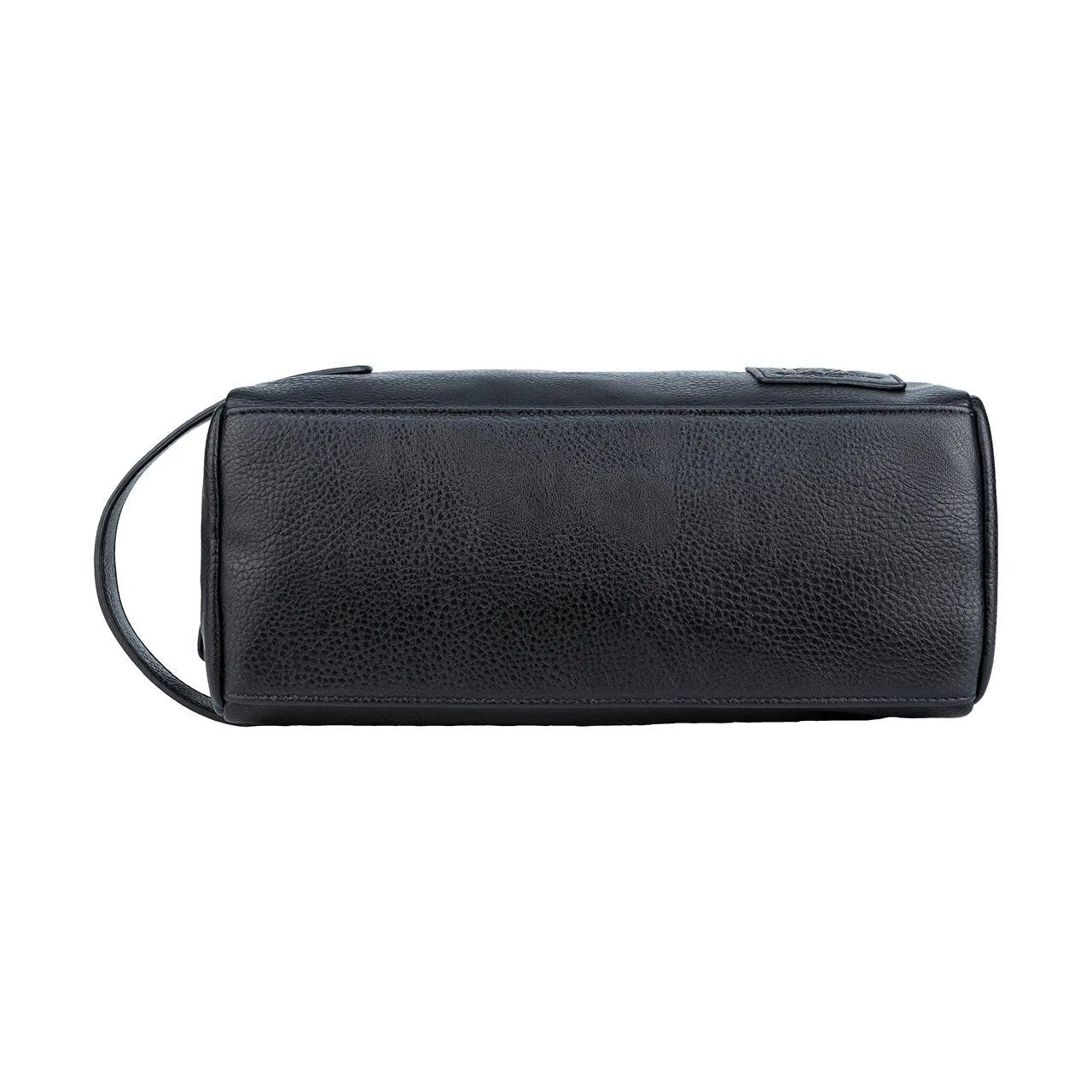 Black Vegan Leather Dopp Kit