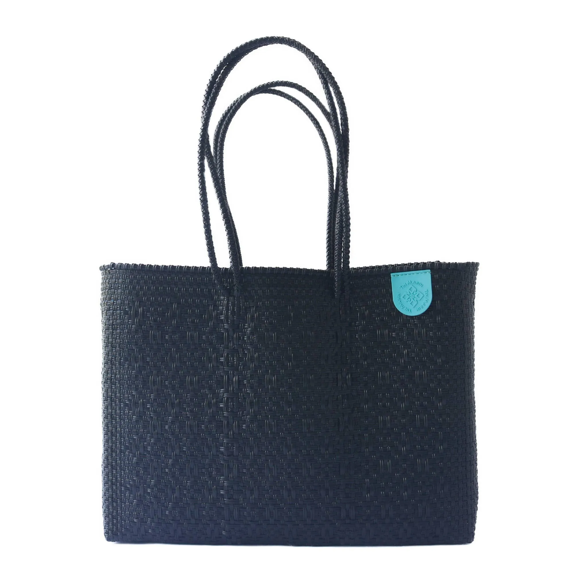 Black Woven | Super Tote