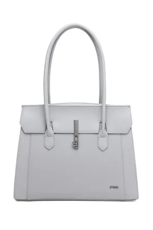 BLOSSOM STRUCTURED TOTE BAG 275 DOVE GRAY