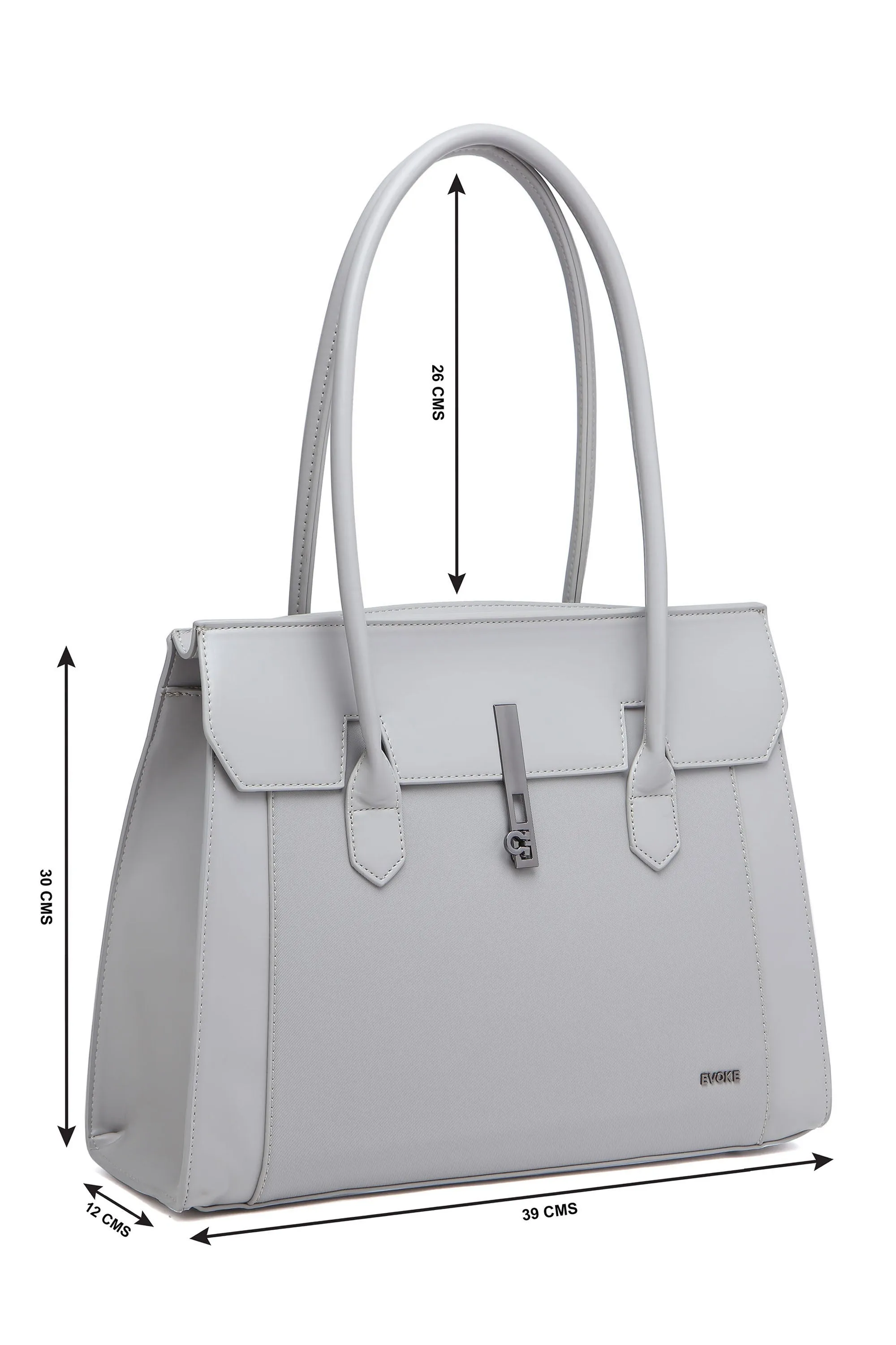 BLOSSOM STRUCTURED TOTE BAG 275 DOVE GRAY