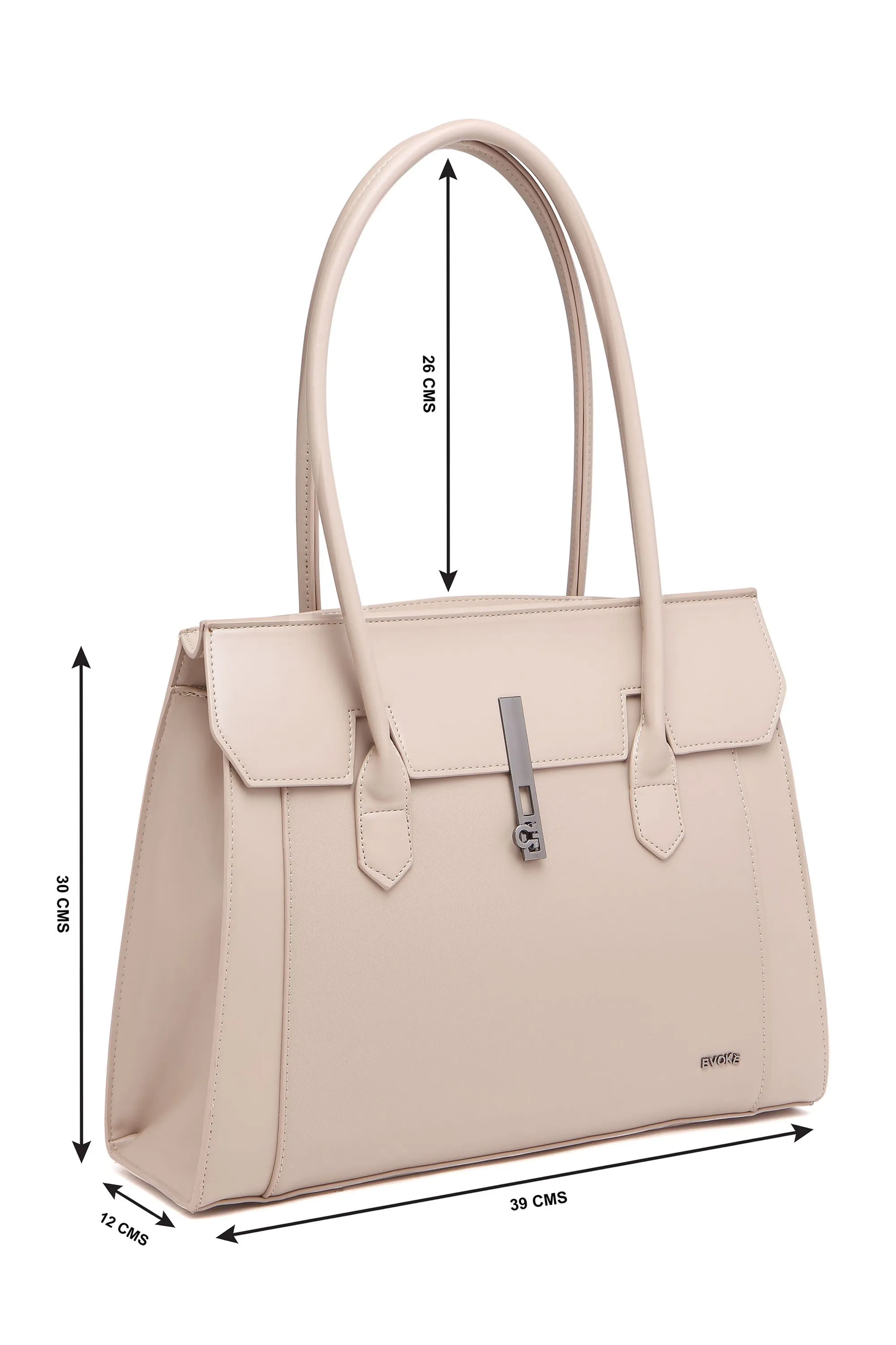 BLOSSOM STRUCTURED TOTE BAG 275 DOVE GRAY