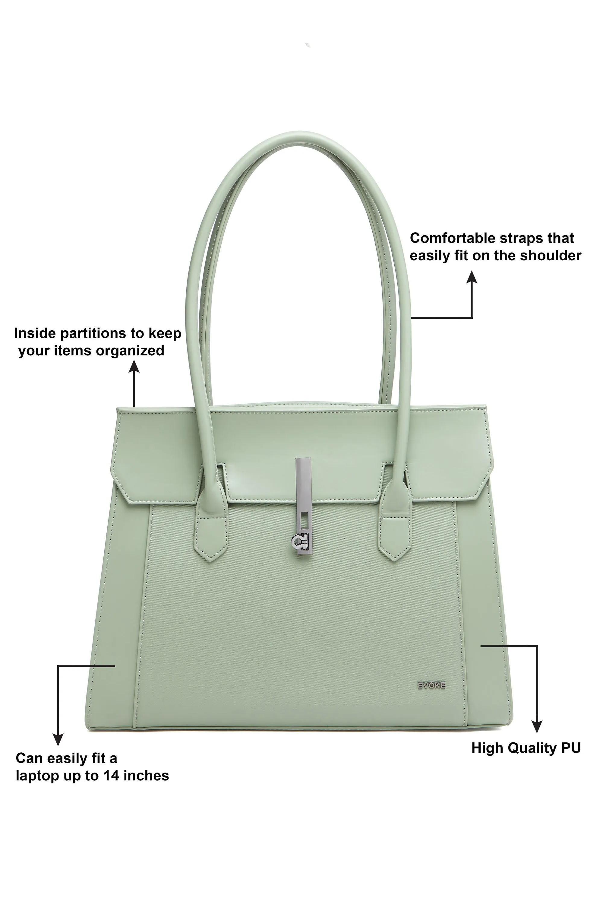 BLOSSOM STRUCTURED TOTE BAG 275 DOVE GRAY