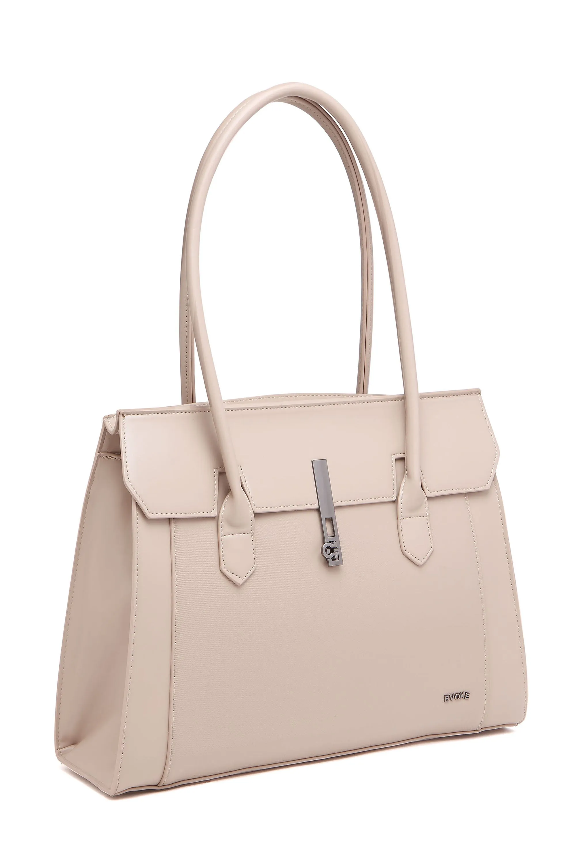 BLOSSOM STRUCTURED TOTE BAG 275 DOVE GRAY