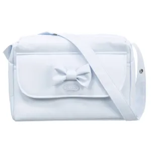 Blue Bow Changing Bag