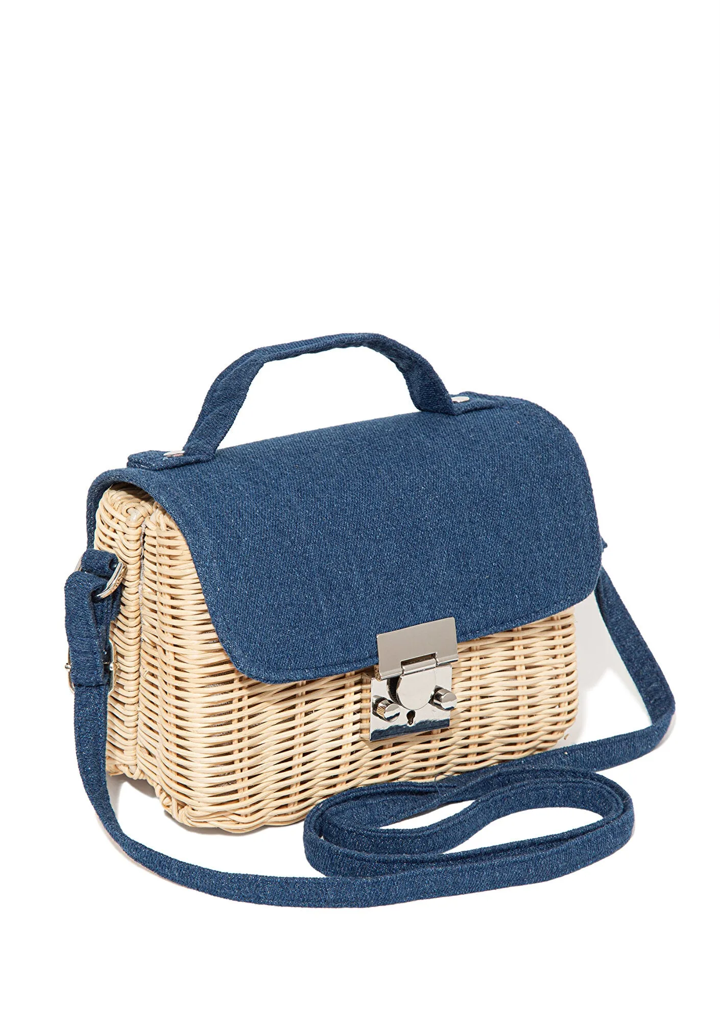 Blue Messenger Bag