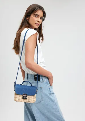 Blue Messenger Bag