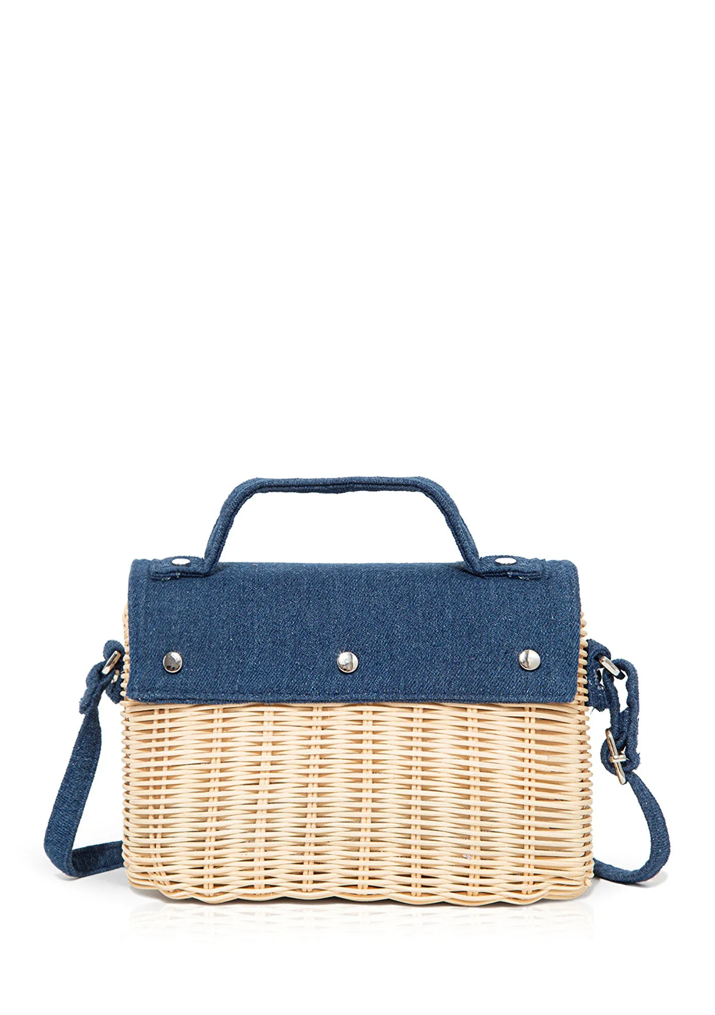 Blue Messenger Bag
