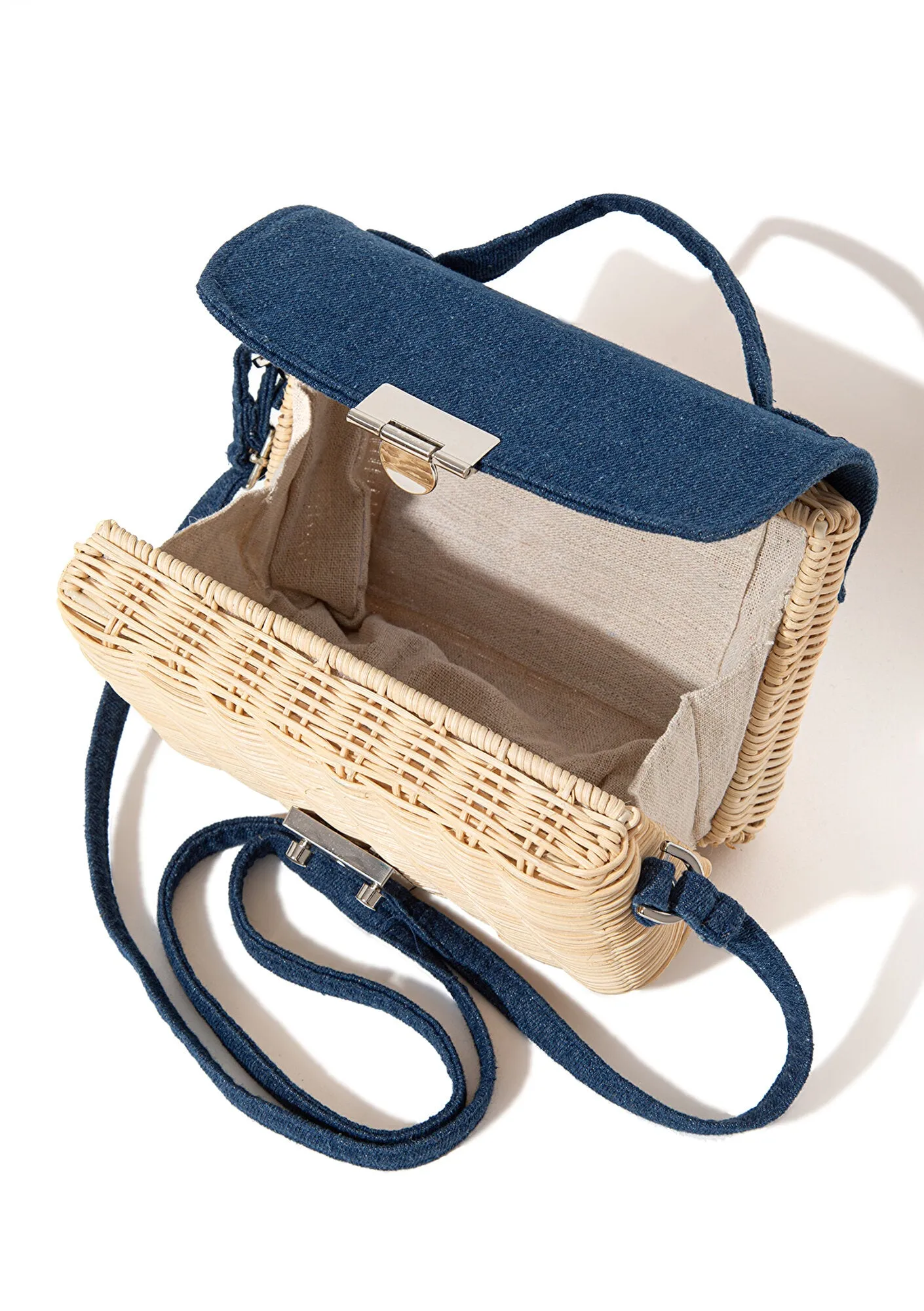 Blue Messenger Bag