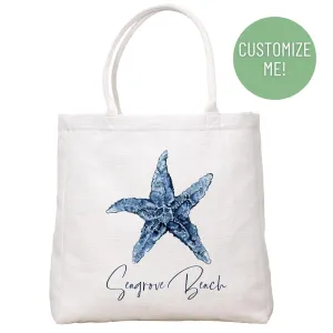 Blue Starfish Tote Bag