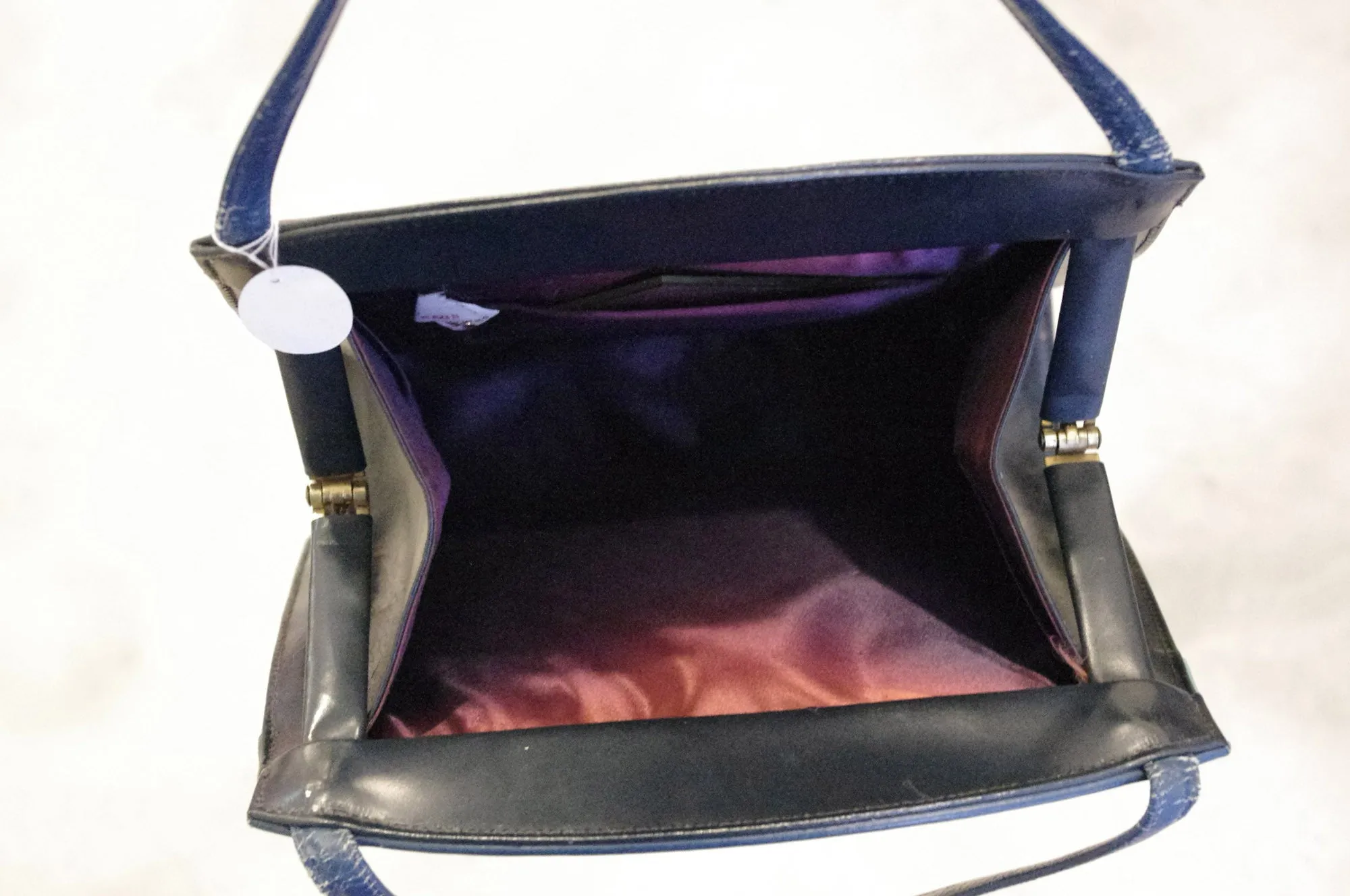 Blue Wave 60s Structured Vintage Bag