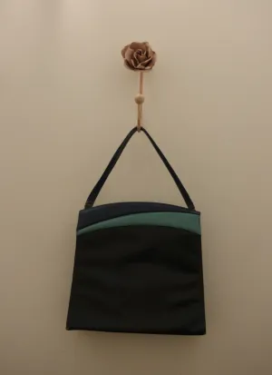 Blue Wave 60s Structured Vintage Bag