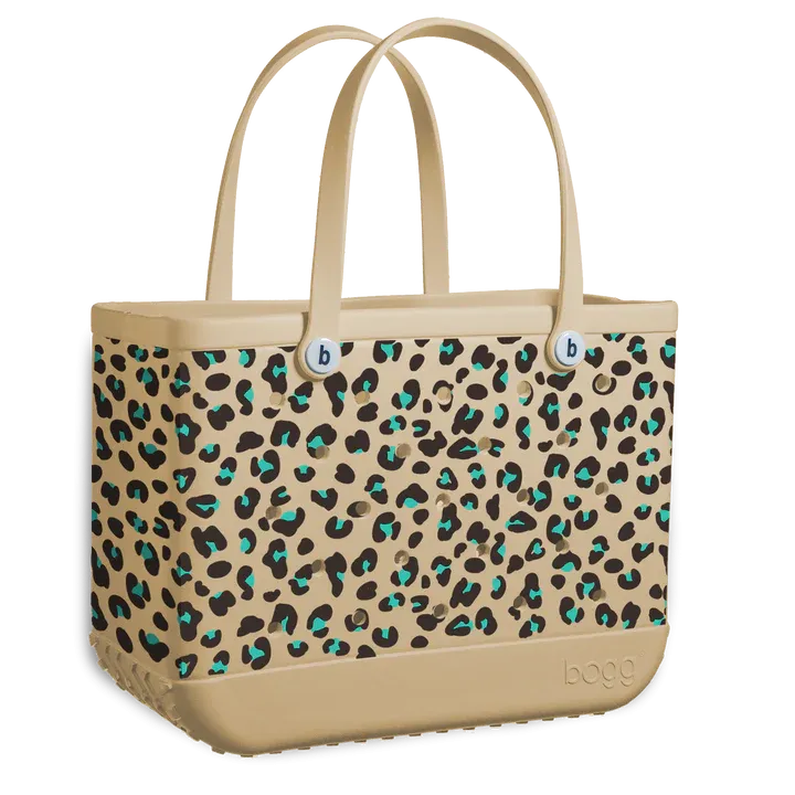 Bogg Bag Original Leopard Turquoise