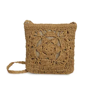 Bohemian Woven Hollow Out Beach Bag