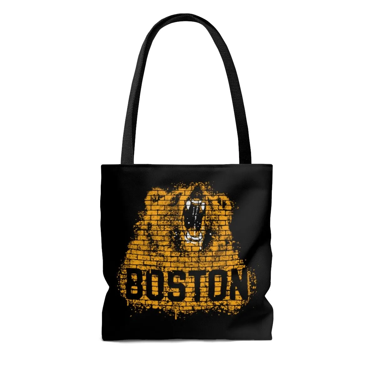 Boston Bear Graffiti Tote Bag