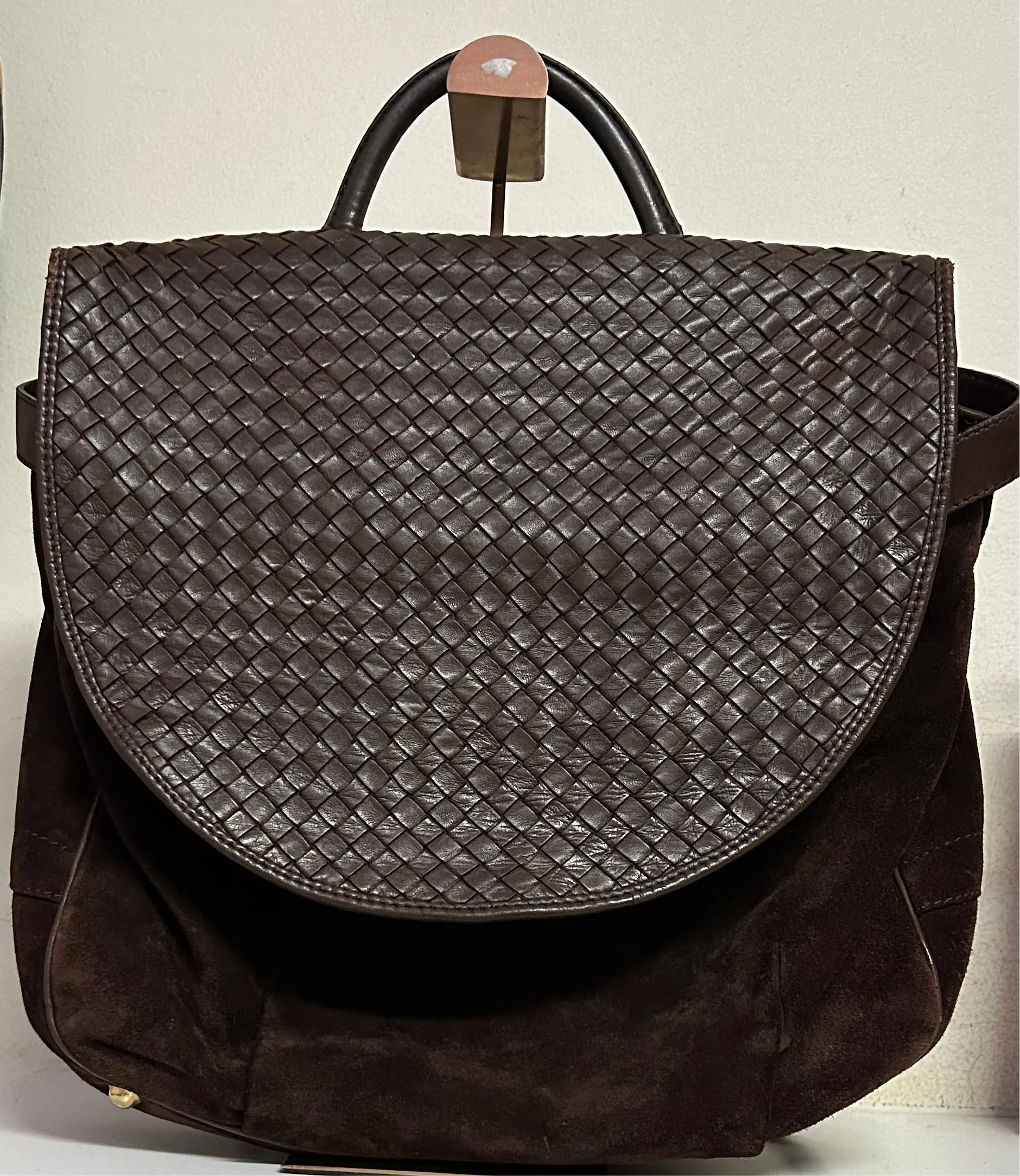 Bottega Veneta Brown Vintage Messenger