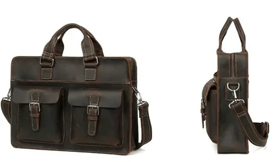 Bradley Leather Messenger