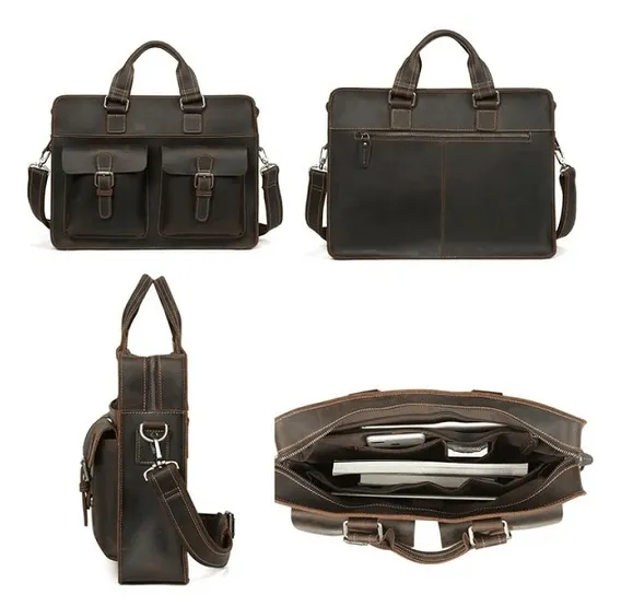 Bradley Leather Messenger