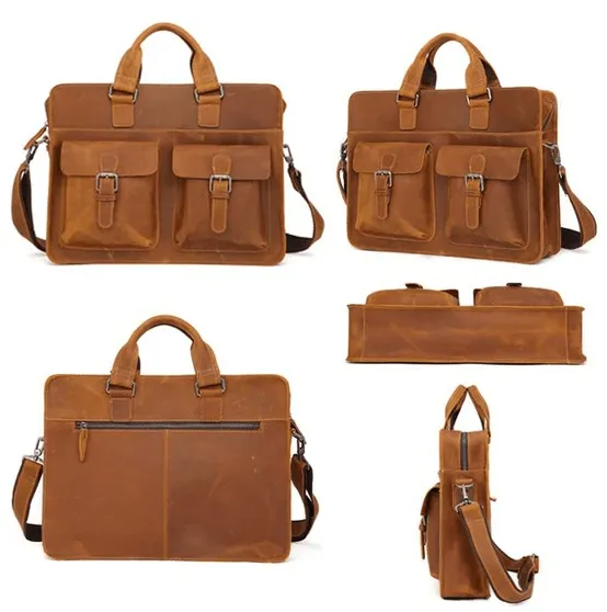 Bradley Leather Messenger
