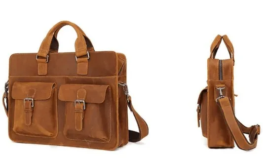 Bradley Leather Messenger