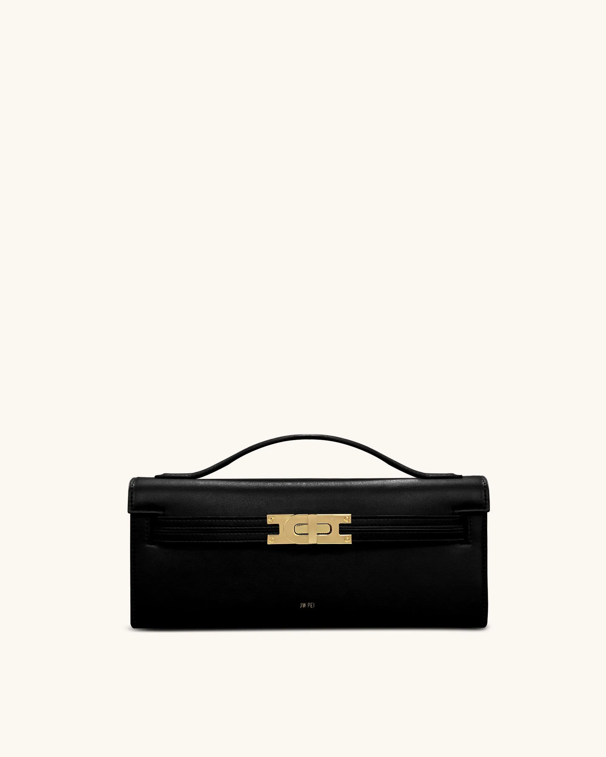 Bria Structured Top Handle Bag - Black