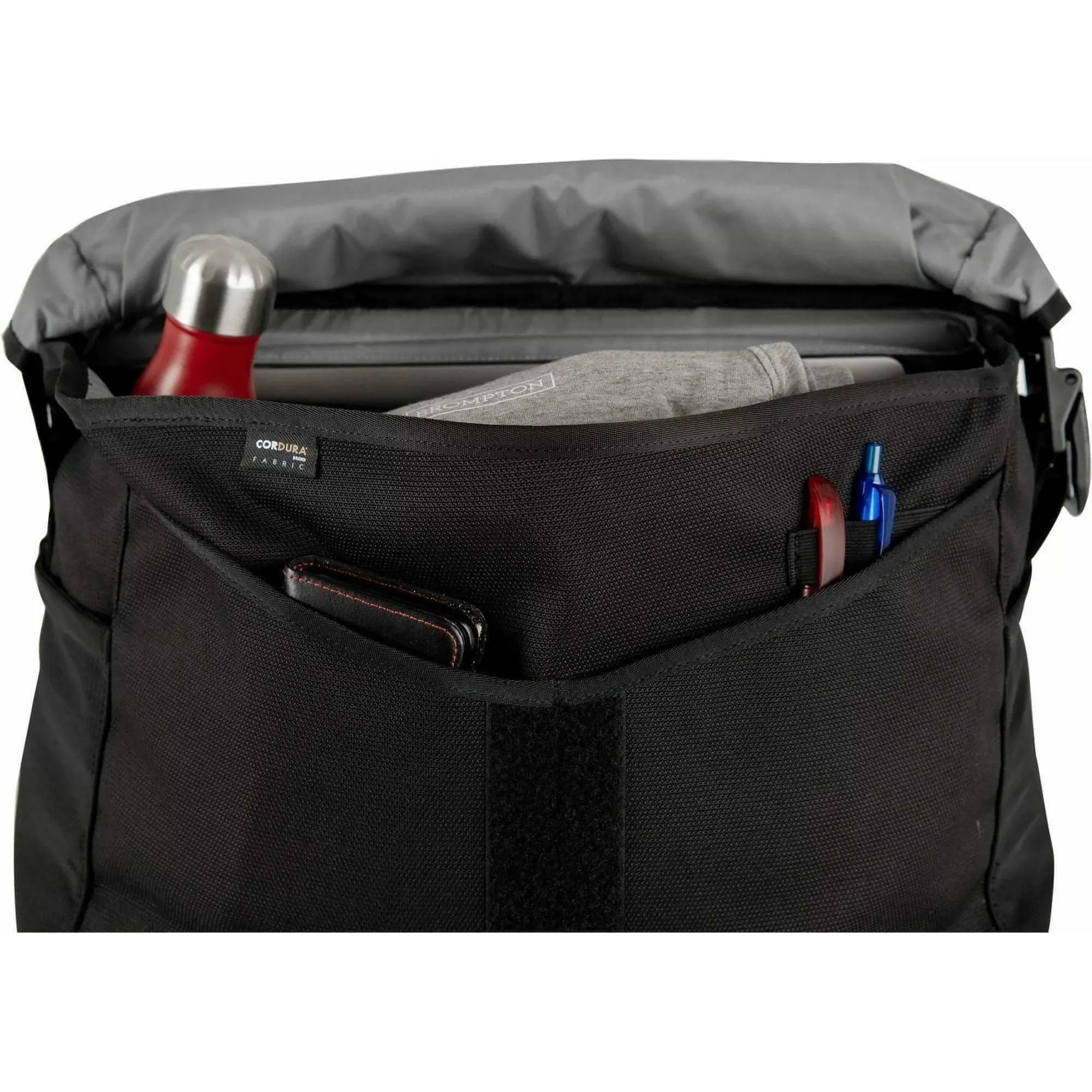 Brompton Metro Large Messenger Bag - Black