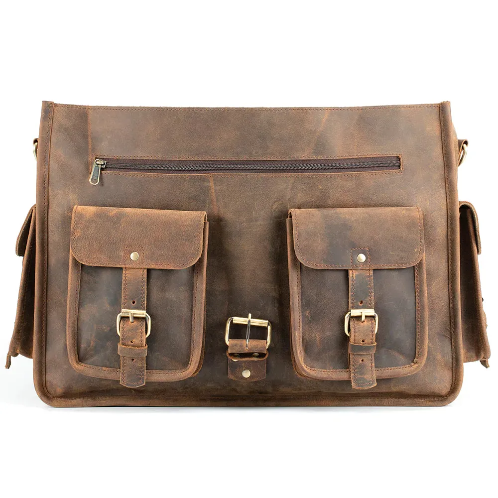 Brooks Buffalo Leather Briefcase