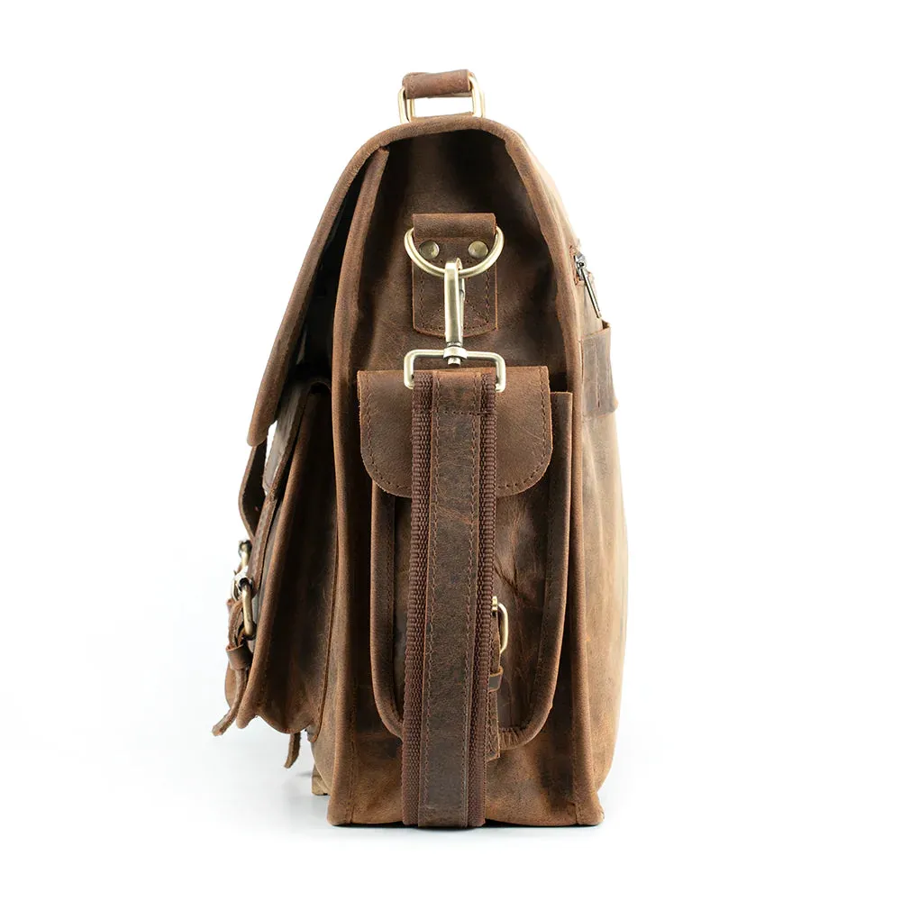 Brooks Buffalo Leather Briefcase