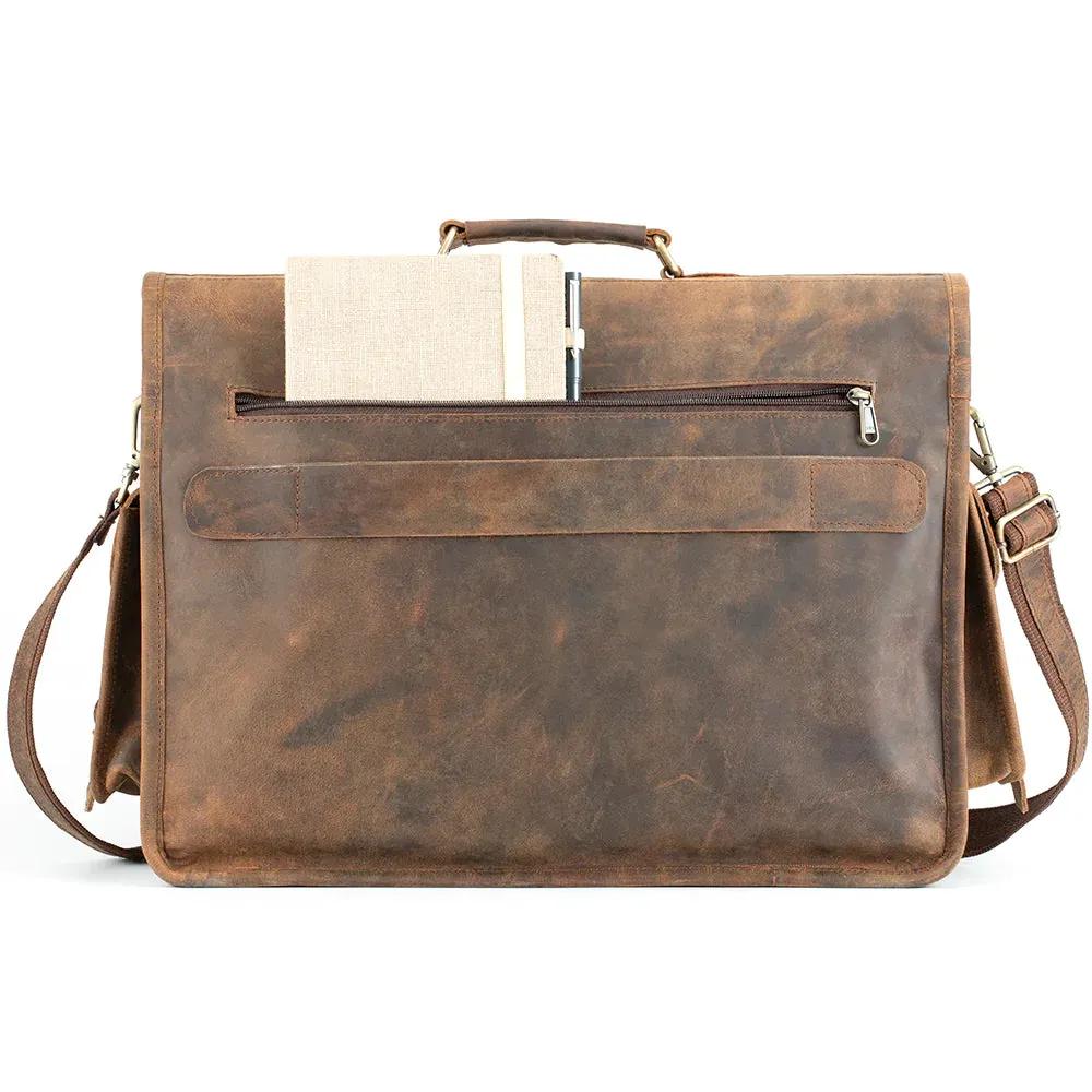 Brooks Buffalo Leather Briefcase