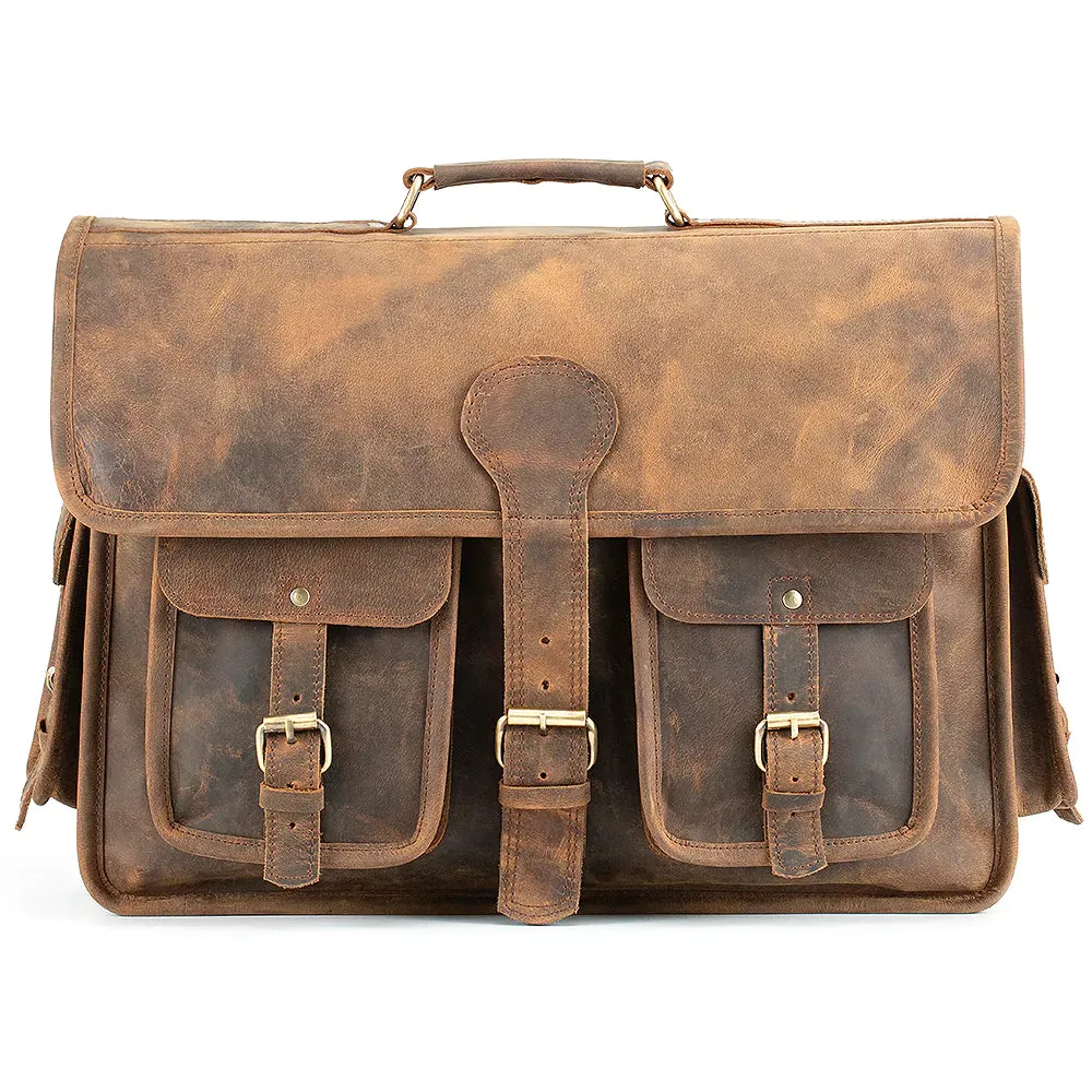 Brooks Buffalo Leather Briefcase
