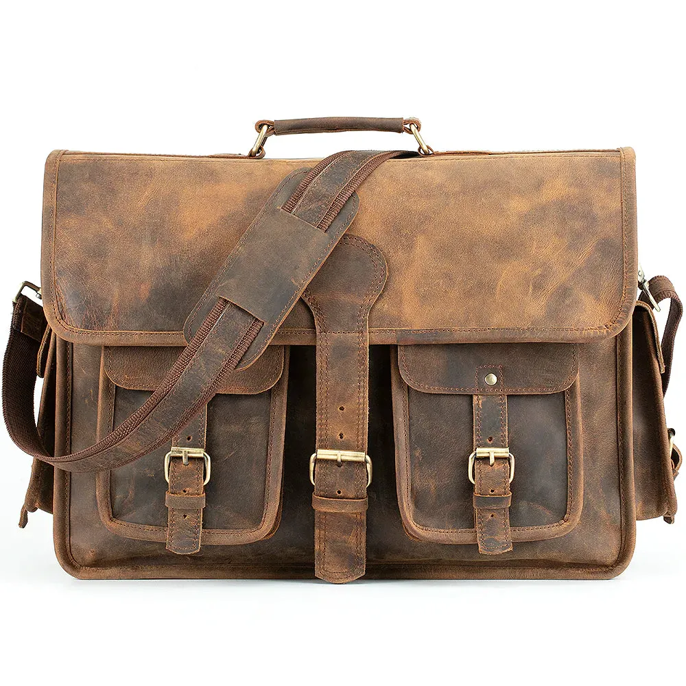Brooks Buffalo Leather Briefcase