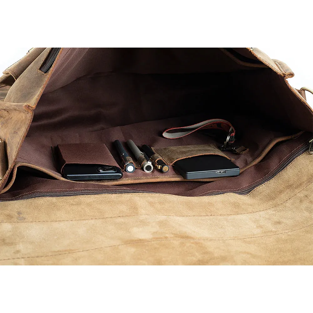 Brooks Buffalo Leather Briefcase