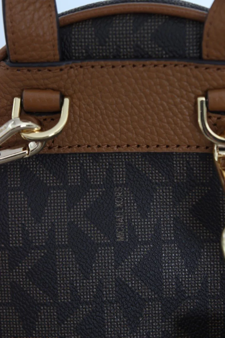 Brown ABBEY Leather XS Backpack