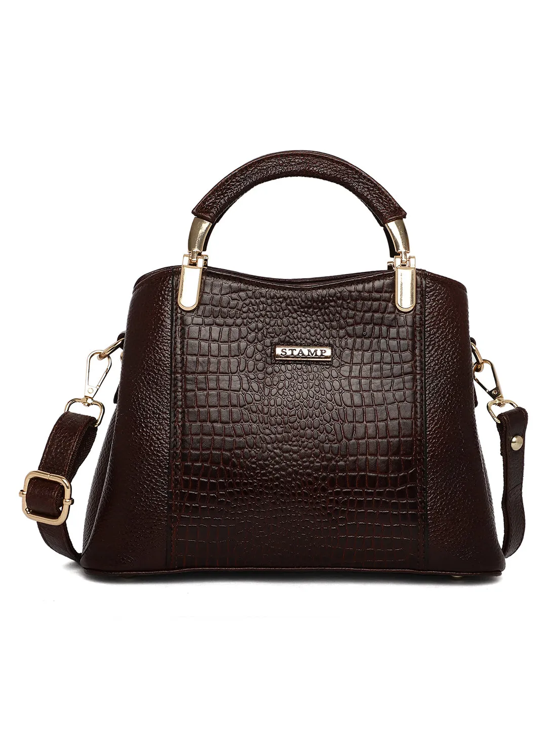 Brown Leather Mini Handbags for women LHB1025
