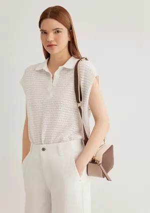 Brown Strap Beige Messenger Bag