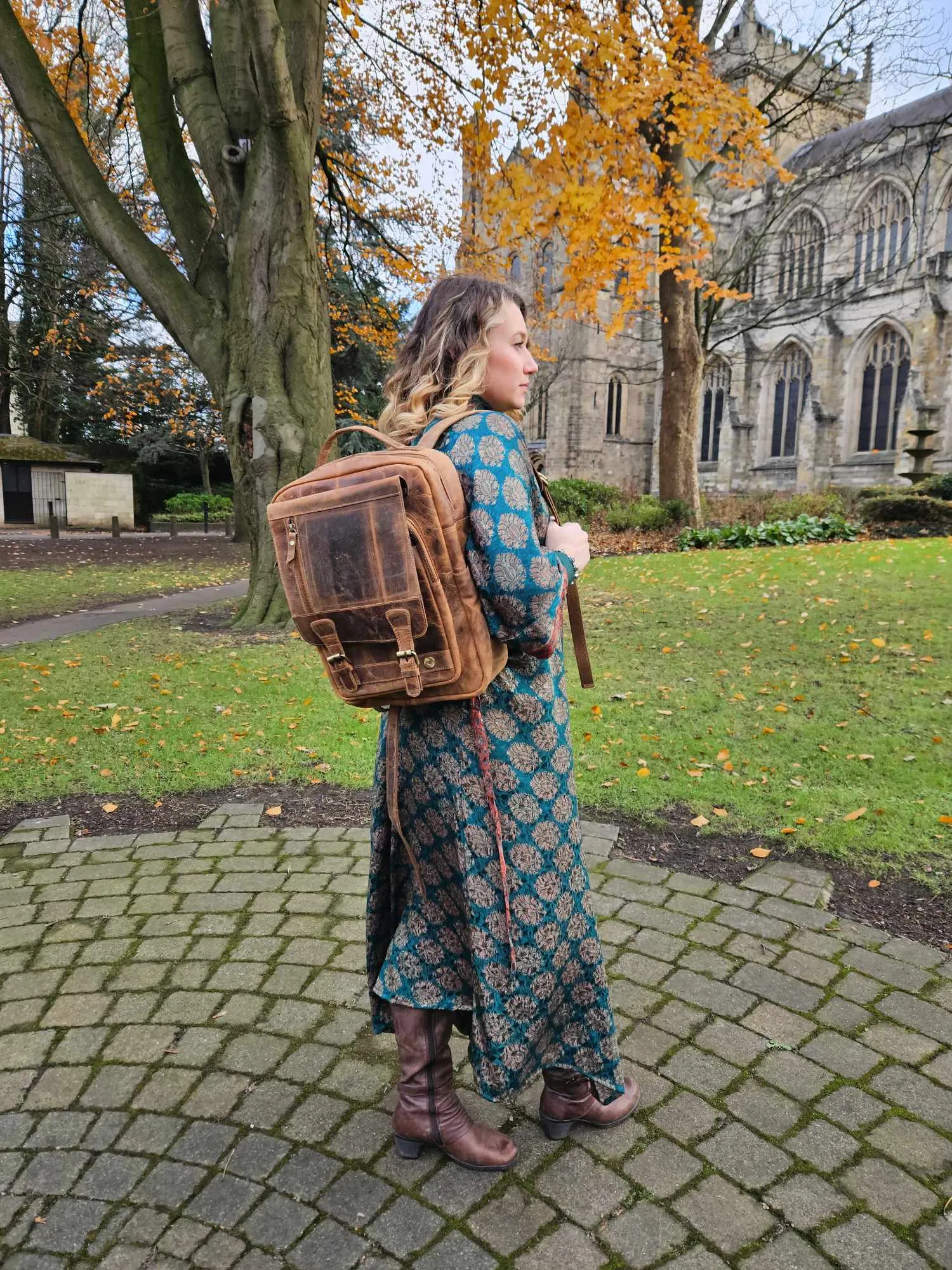 Buffalo Leather Backpack