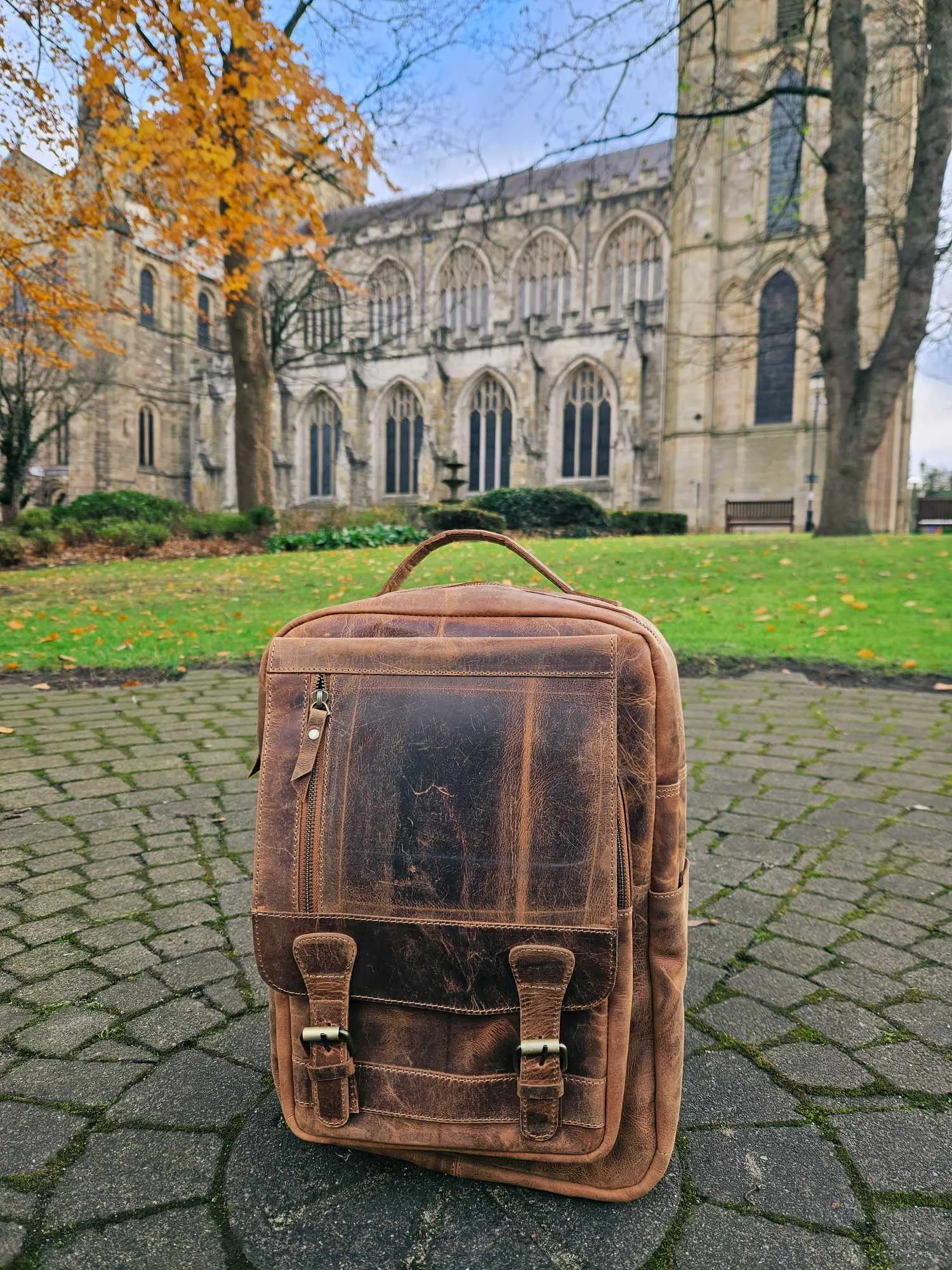 Buffalo Leather Backpack
