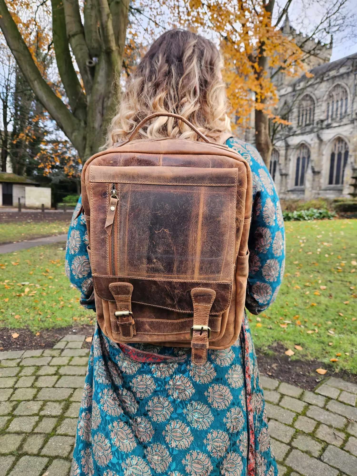 Buffalo Leather Backpack