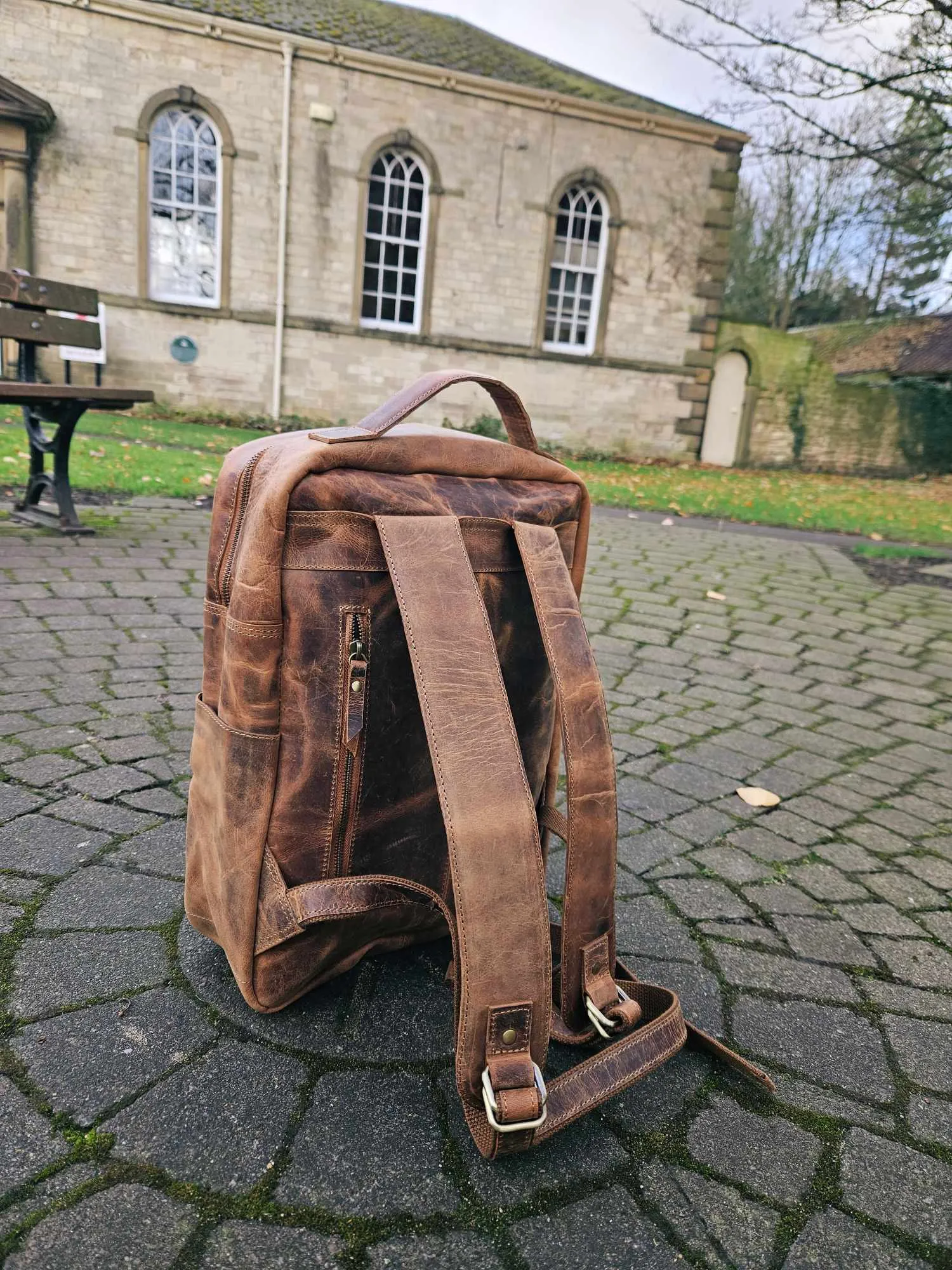 Buffalo Leather Backpack