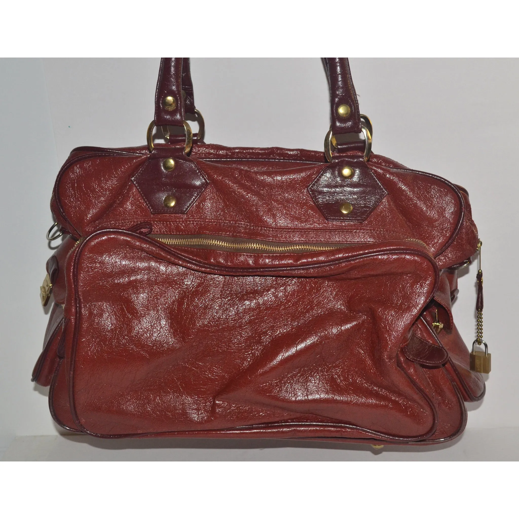 Burgundy Travel Bag By Monarch Luggage