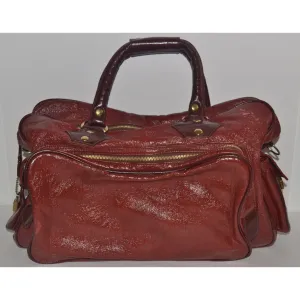 Burgundy Travel Bag By Monarch Luggage