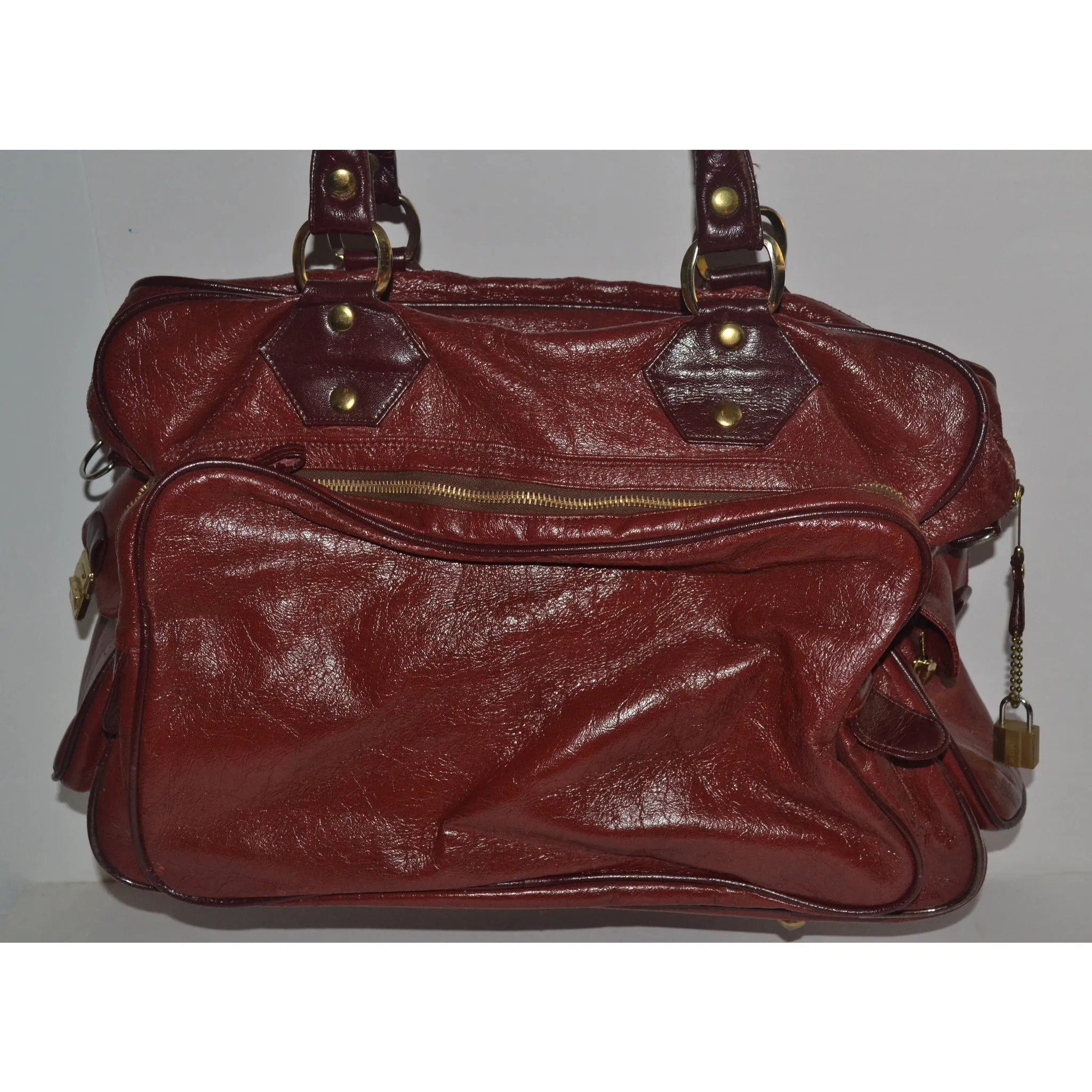 Burgundy Travel Bag By Monarch Luggage