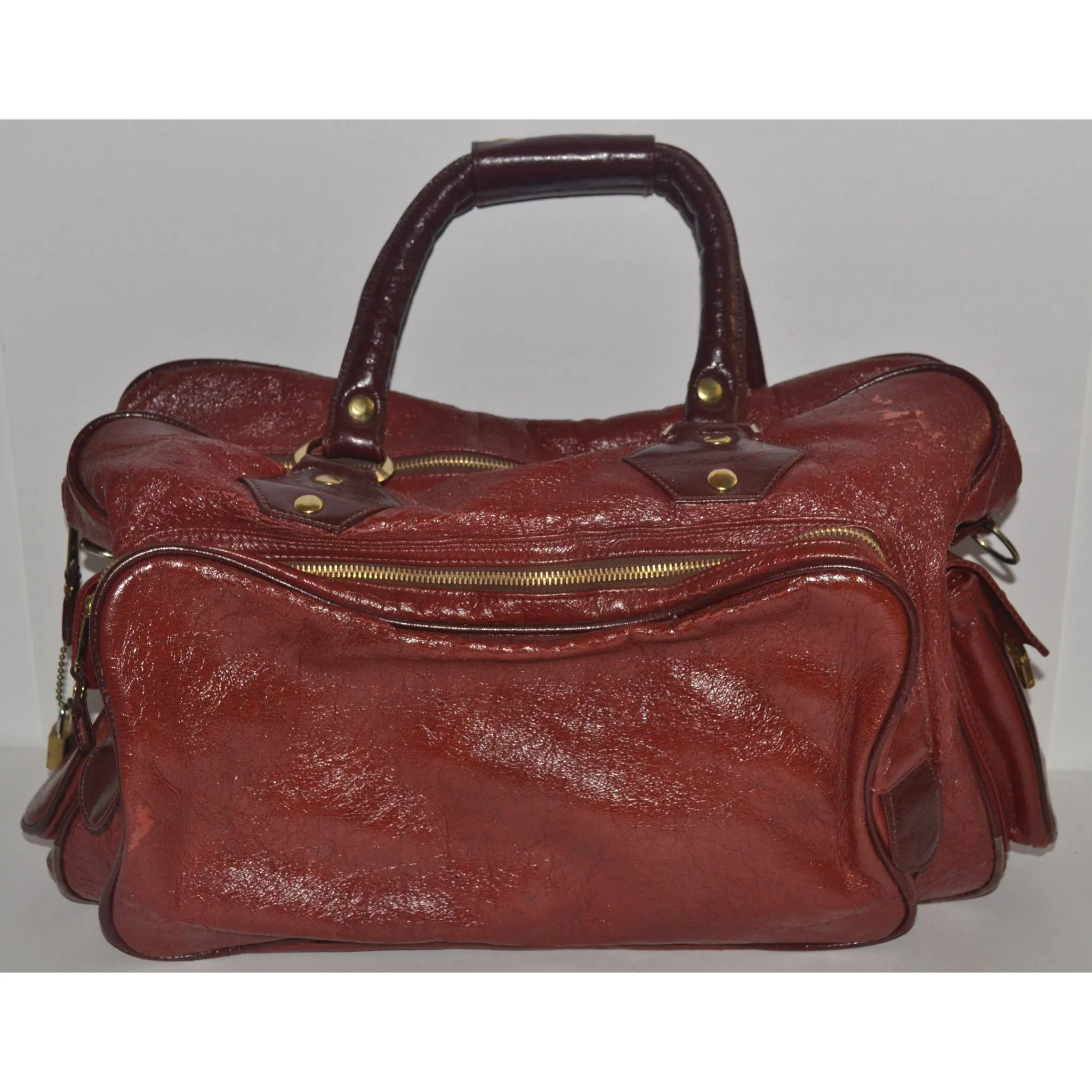 Burgundy Travel Bag By Monarch Luggage